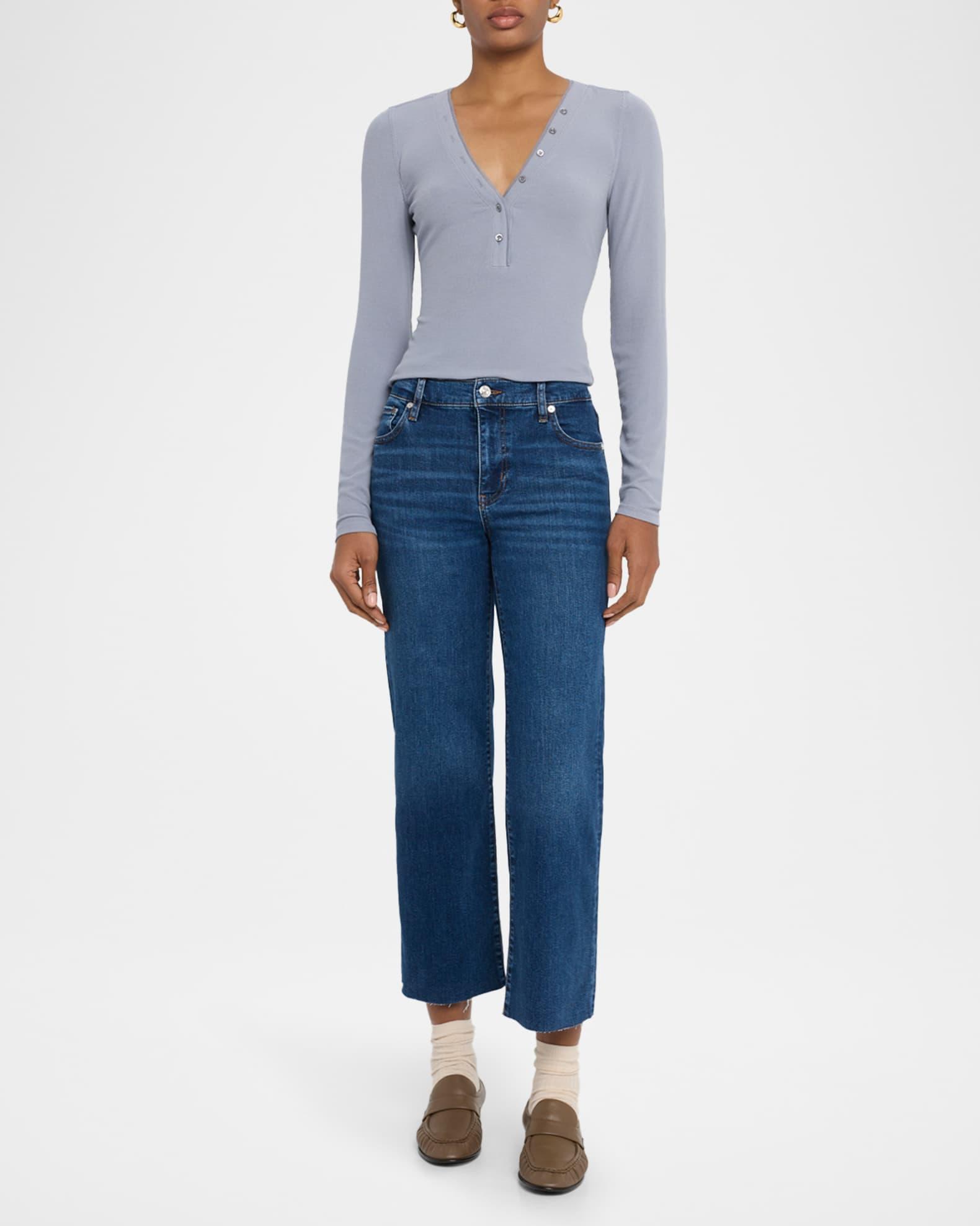 The Mellow Wide Ankle Jeans Product Image