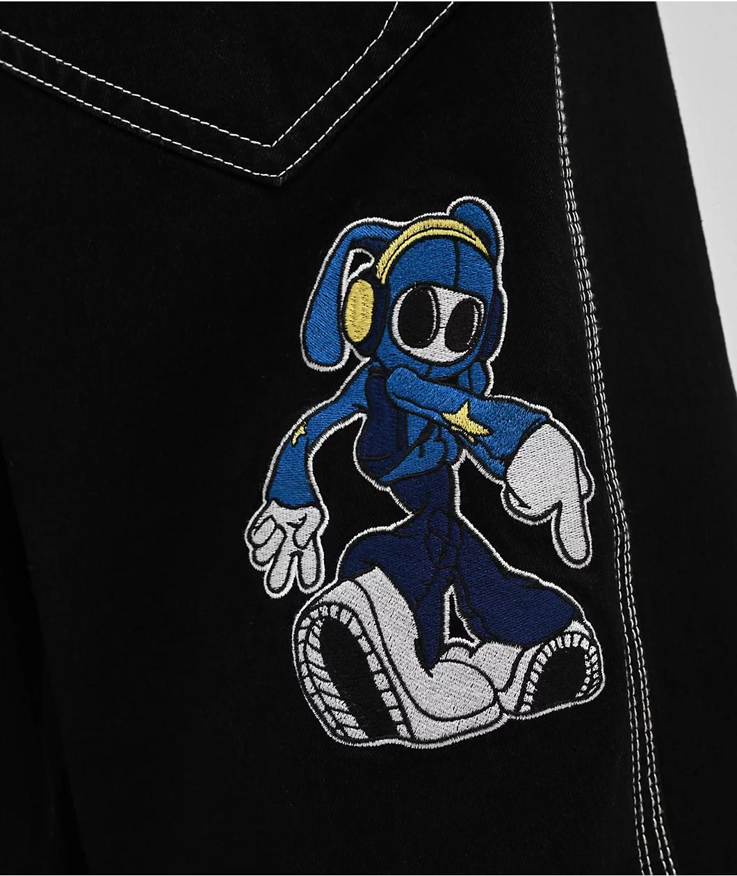 Empyre Brown Wash Ultra Loose Skate Jeans Product Image