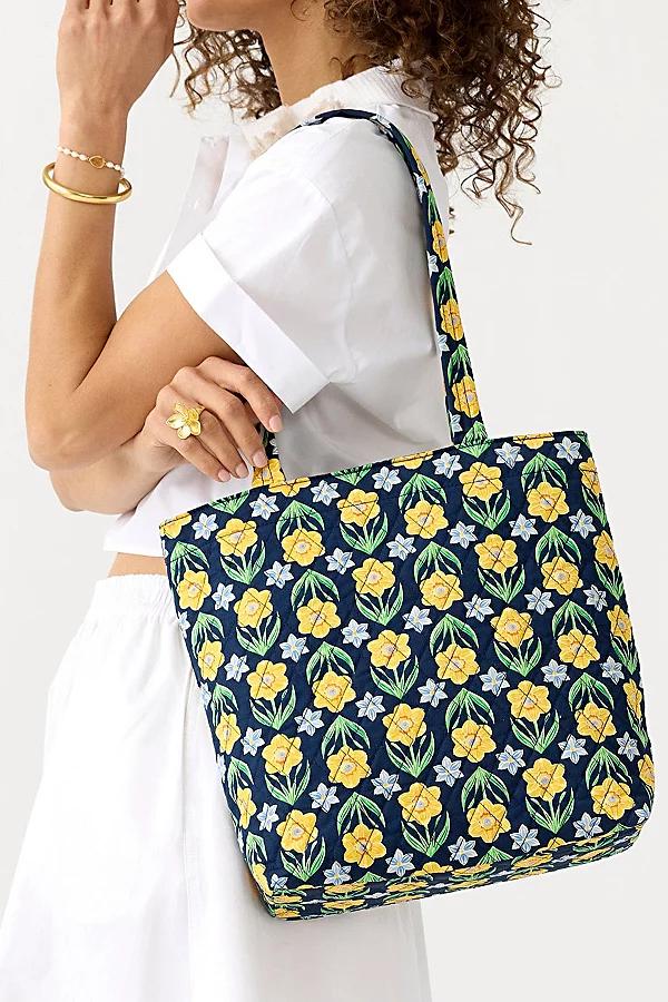 Vera Bradley Quilted Cotton Small Zip Tote Bag Womens at Urban Outfitters Product Image