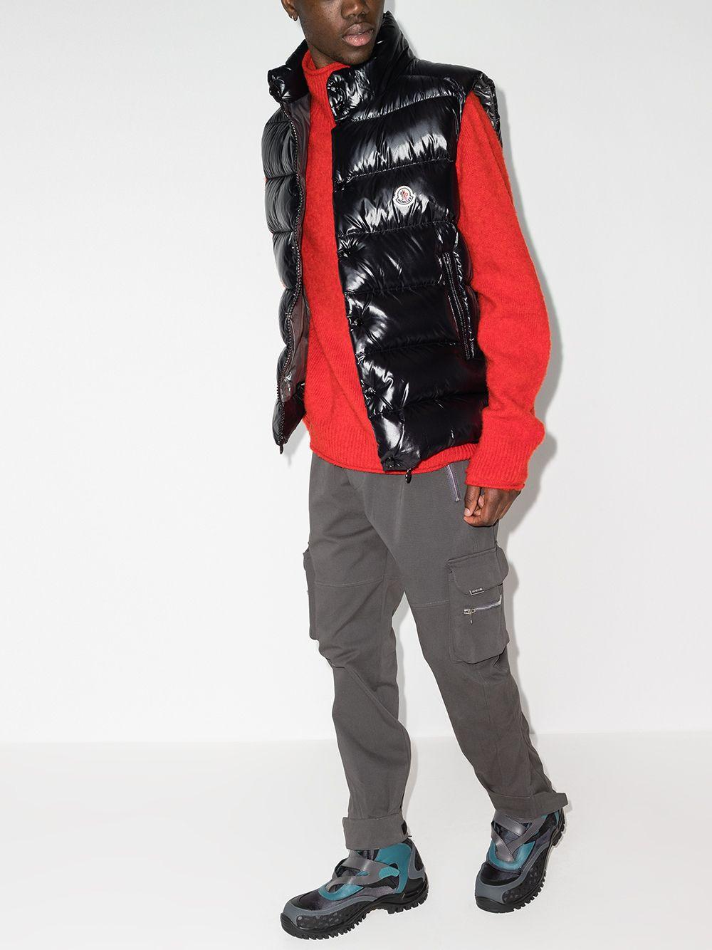 Tibb logo-patch padded gilet Product Image