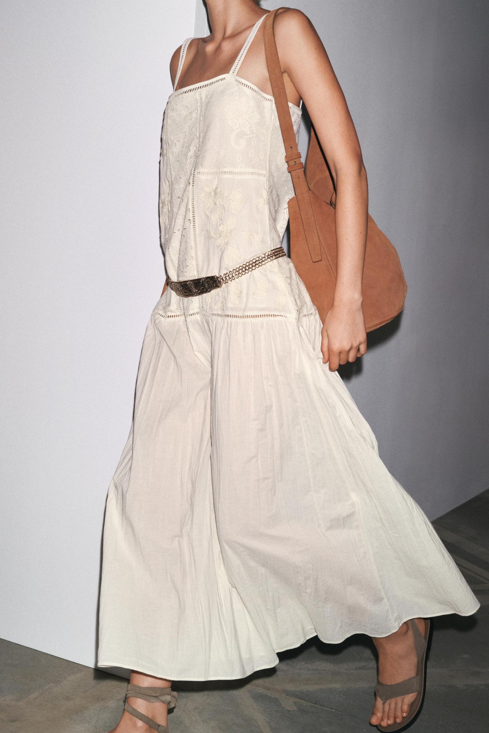 ZW COLLECTION PATCHWORK EMBROIDERED DRESS Product Image