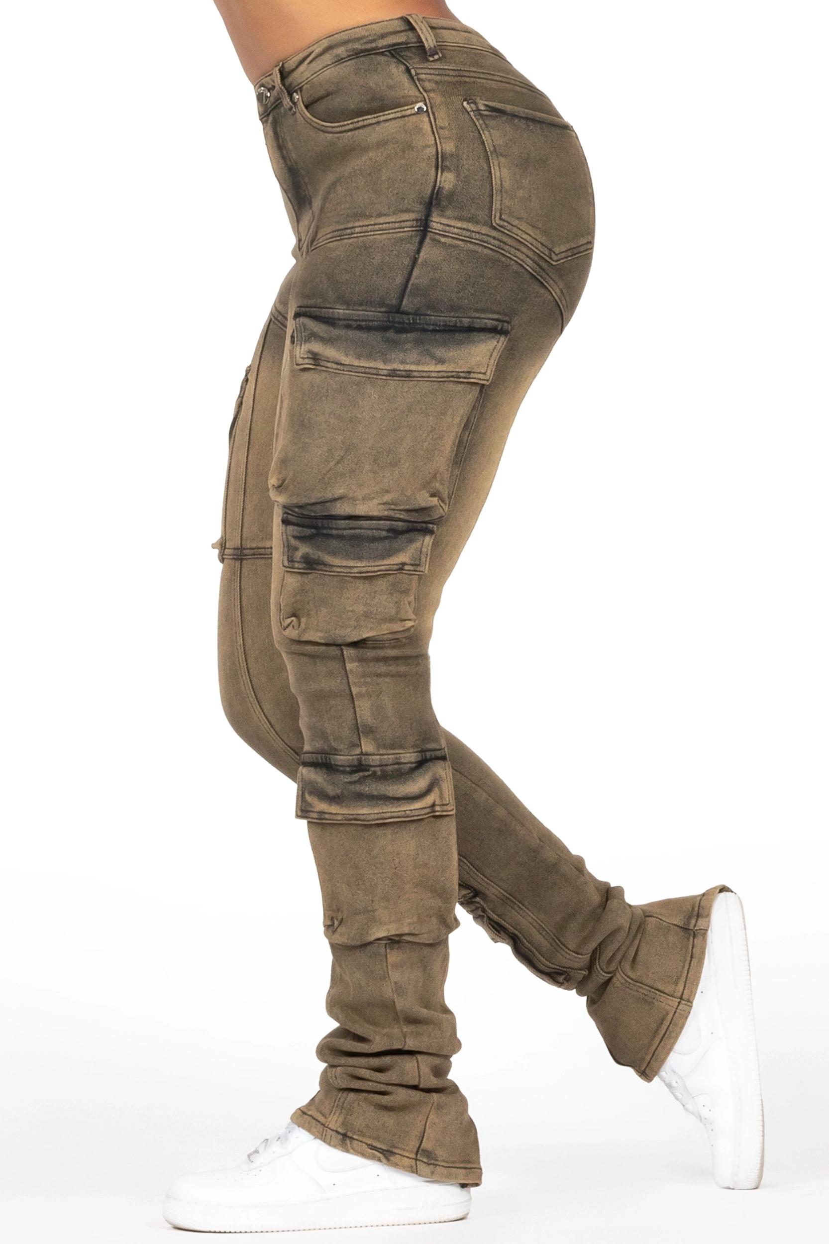 Jaylin Brown Wash Skinny Stacked Jean Female Product Image