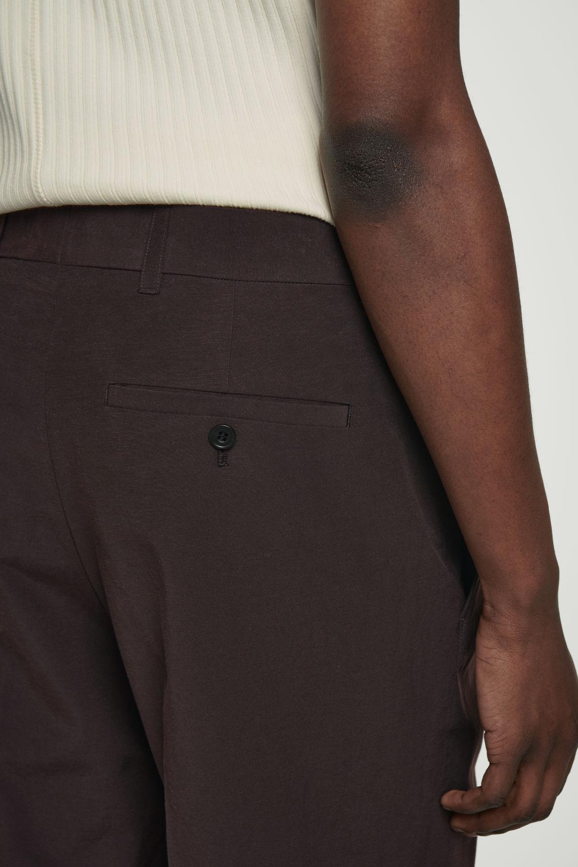 TAILORED STRAIGHT-LEG PANTS Product Image