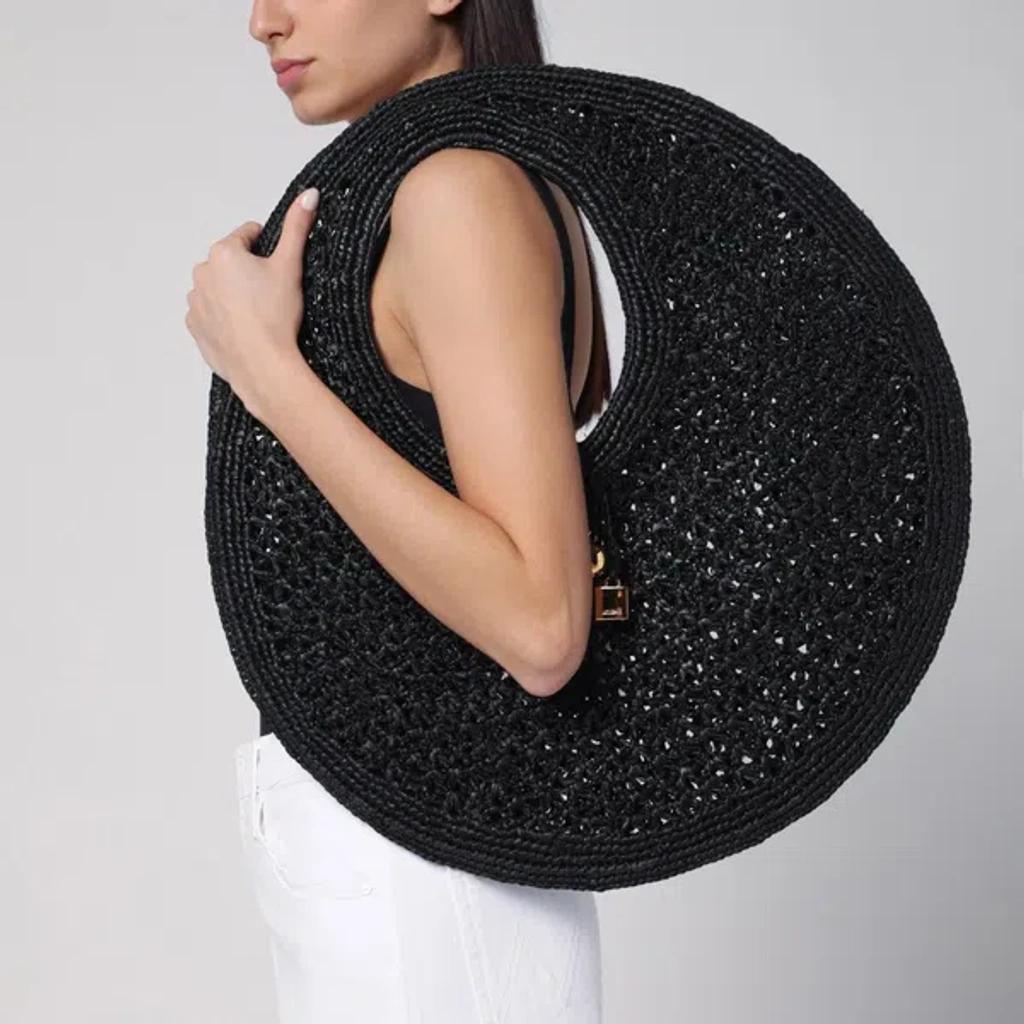 Le Rond Spiaggia raffia shoulder bag Product Image