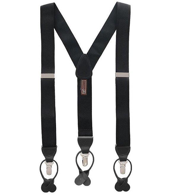 Trafalgar Classic Solid Color Convertible Suspenders Product Image