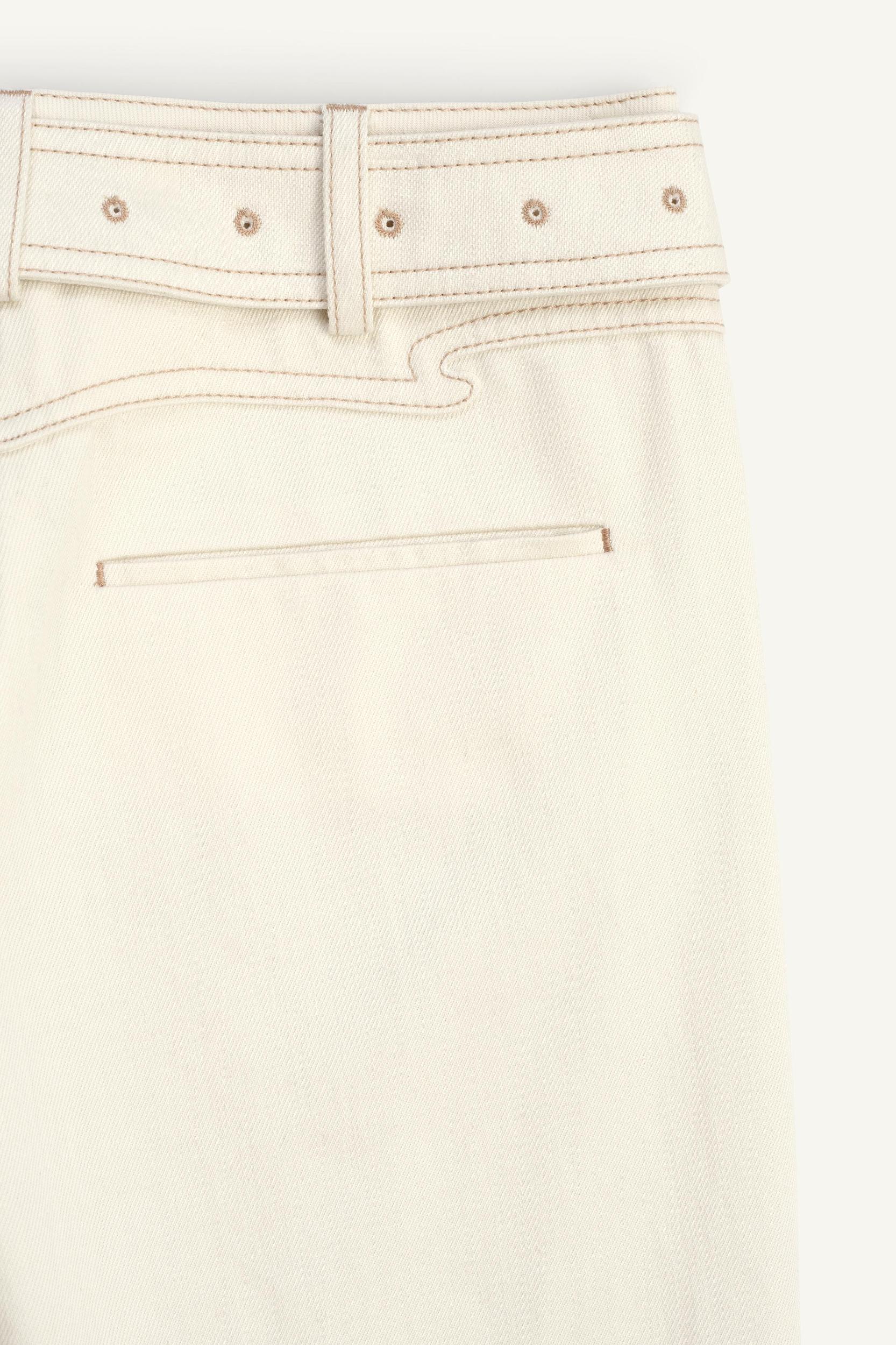 LIMITED EDITION TOPSTITCHED FLARE PANTS Product Image