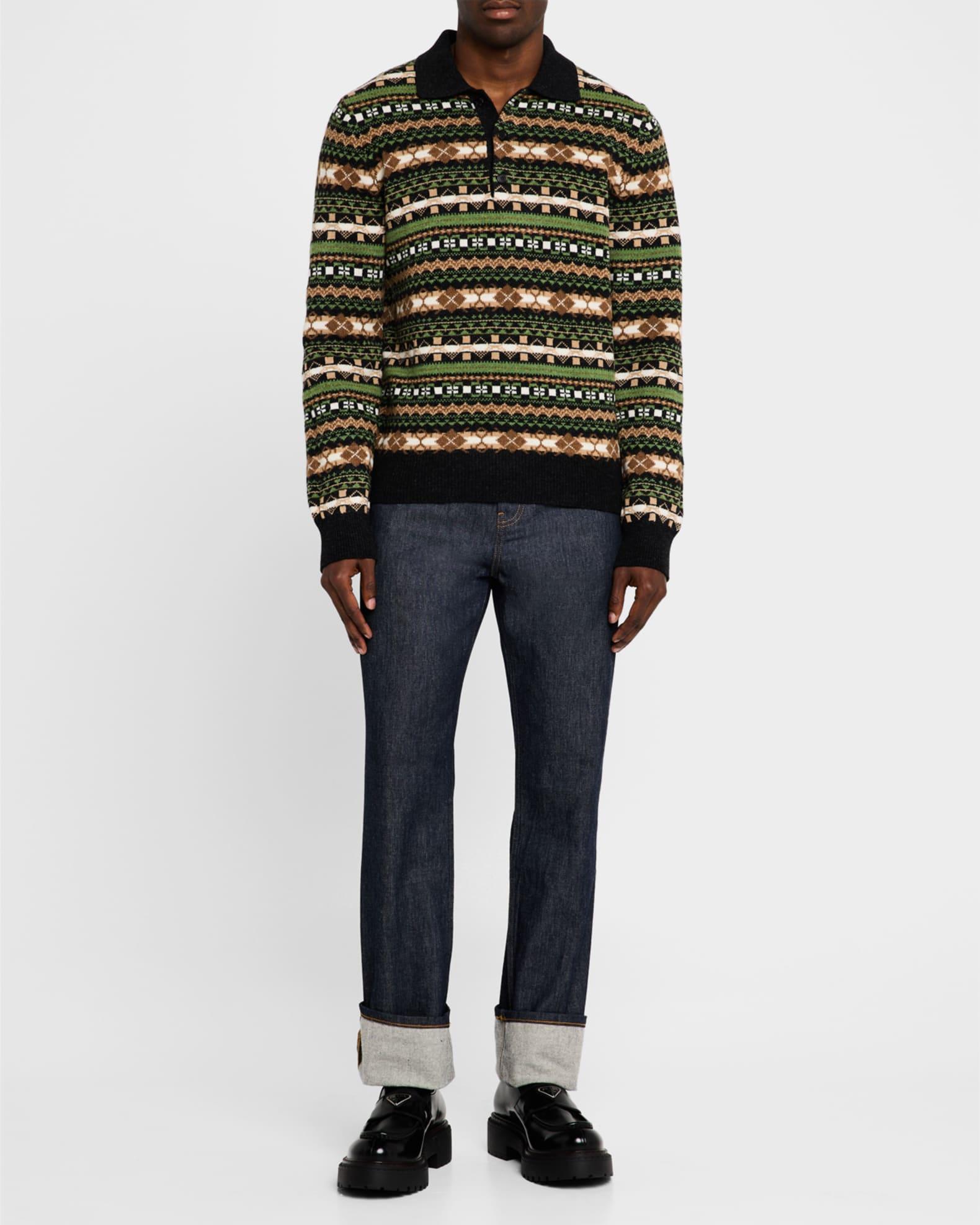 Men's Brushed Leather Lug-Sole Loafers Product Image