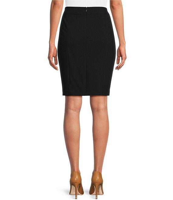 Calvin Klein High Rise Luxe Stretch Coordinating Pencil Skirt Product Image