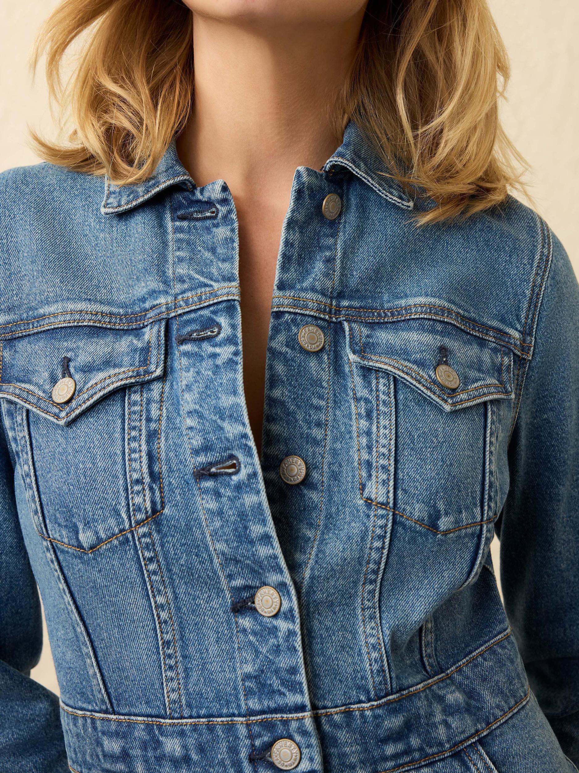 Michelle Denim Dress - Sea Bright Wash Female Product Image