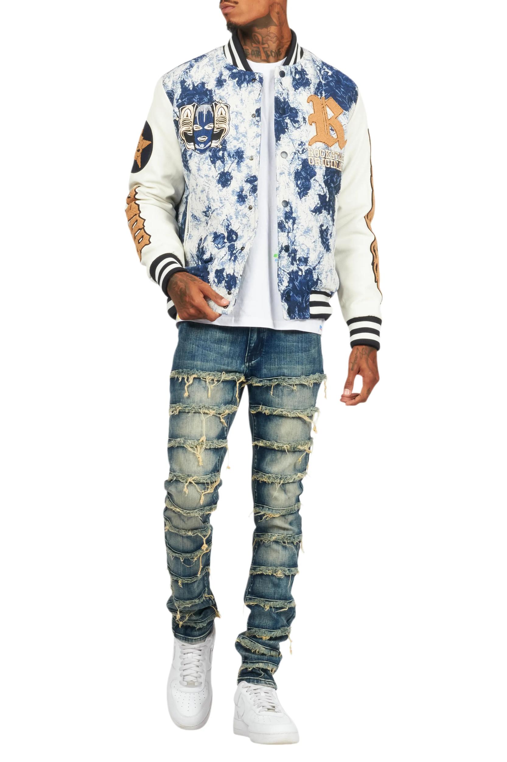 Waylon Tint  Frayed Slim Fit Jean Male Product Image