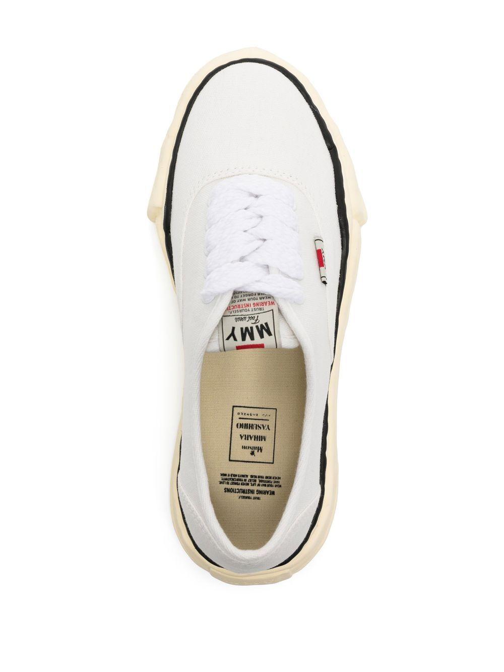 lace-up low-top sneakers Product Image
