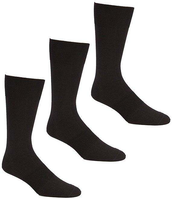 Gold Label Roundtree & Yorke Solid Crew Socks 3-Pack Product Image