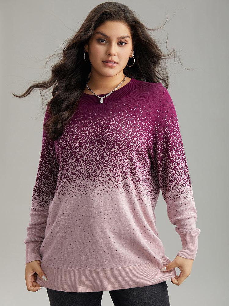 Supersoft Essentials Ombre Elastic Cuffs Pullover Female Product Image