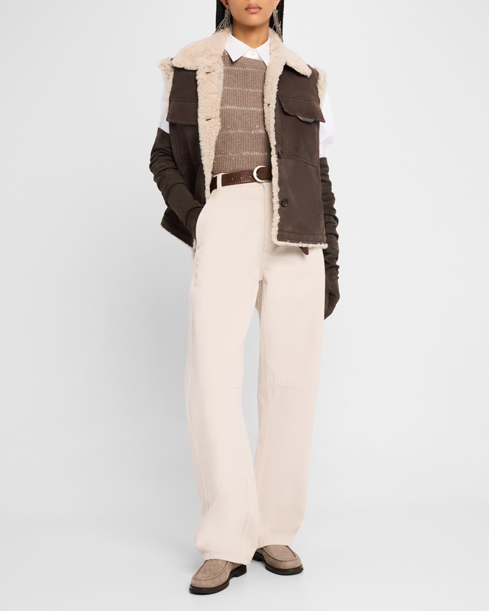 Openwork Pailette Knit Top Product Image