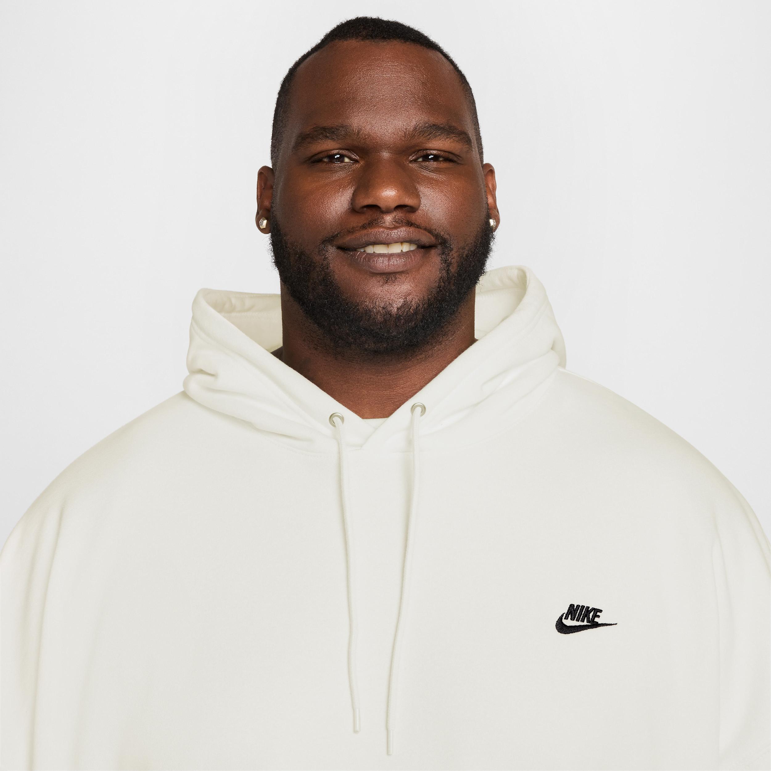 Mens Nike Club Fleece Oversized French Terry Pullover Hoodie Product Image