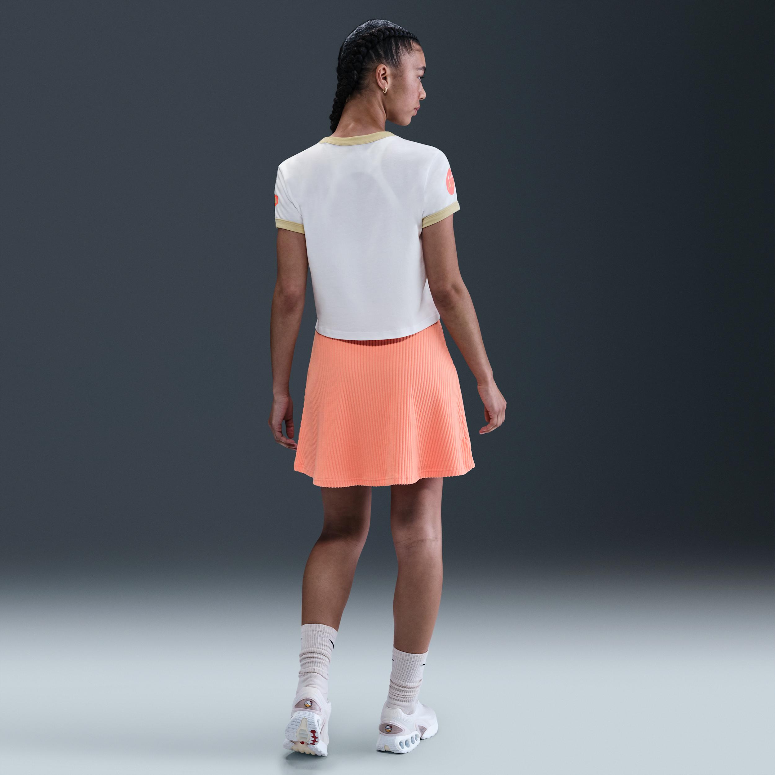 Womens Nike Sportswear Chill Knit Ribbed Mini Skirt | HJ1839-844 Product Image