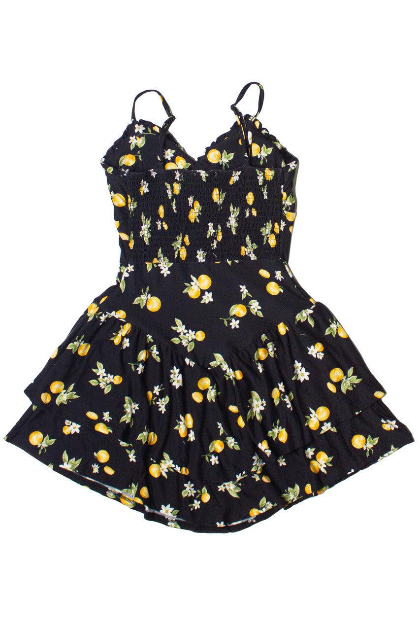 Drop Waist Patterned Mini Dress Product Image