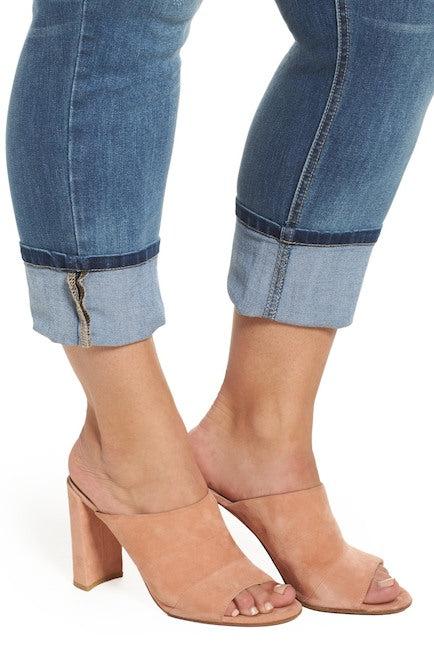 W8P1545LL   Democracy “Flex”-ellent Coolmax® Slim Straight Leg Flood Jean Product Image