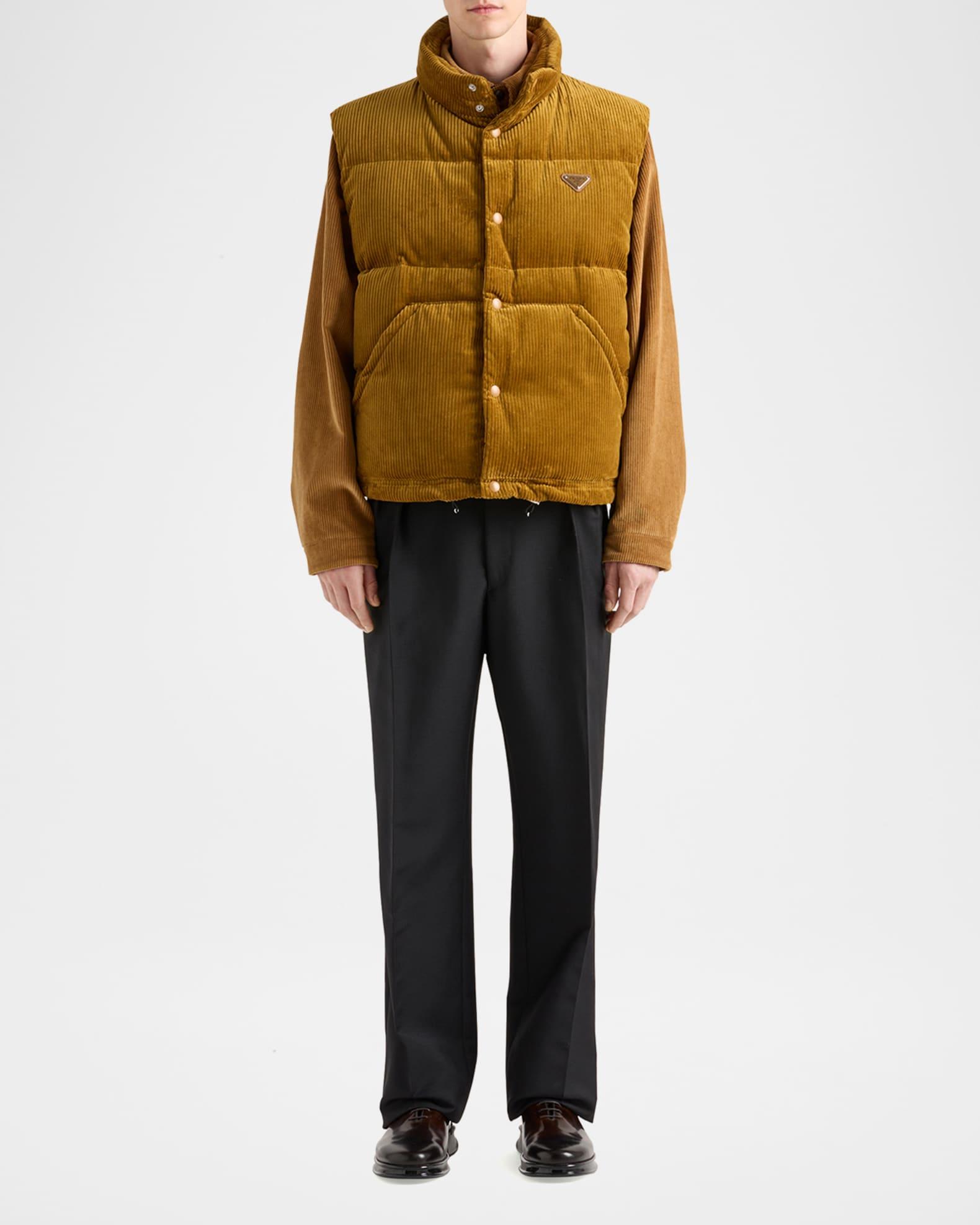 Men's Corduroy Down Vest Product Image