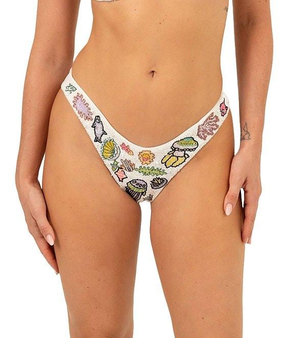 OCEANUS Sea Beaded Hipster Swim Bottom Product Image
