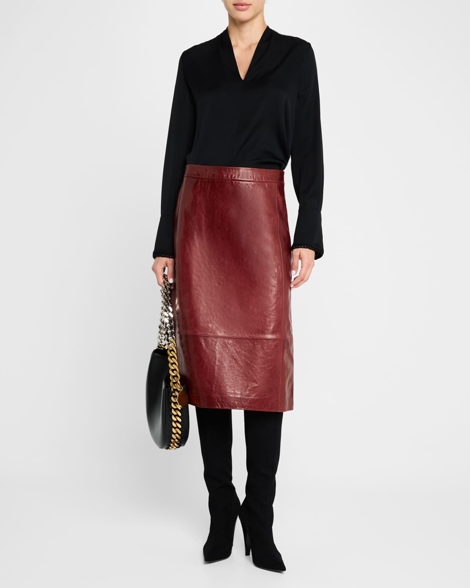 Verily Braided-Trim Silk Blouse Product Image