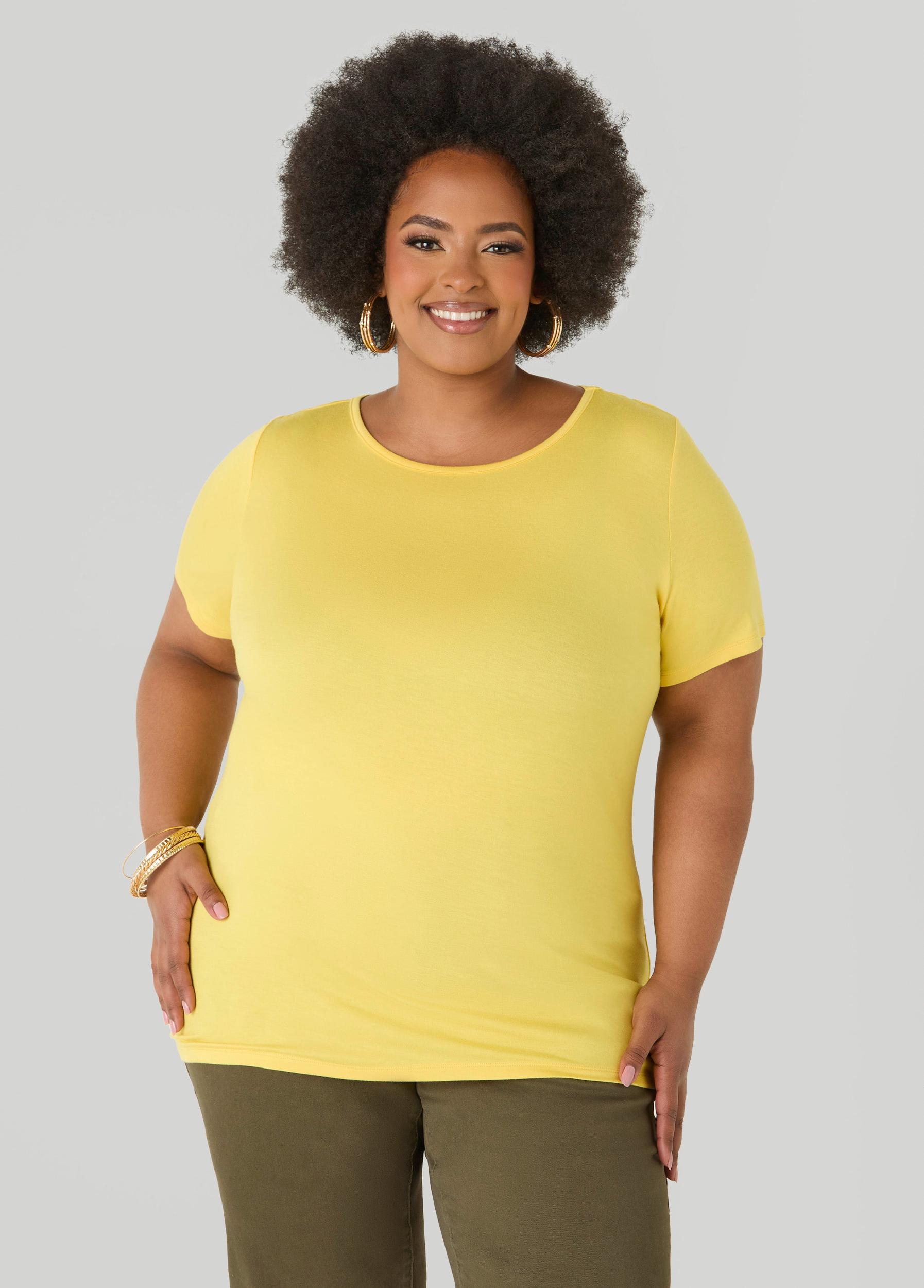 The Basic Crewneck Jersey Tee Product Image