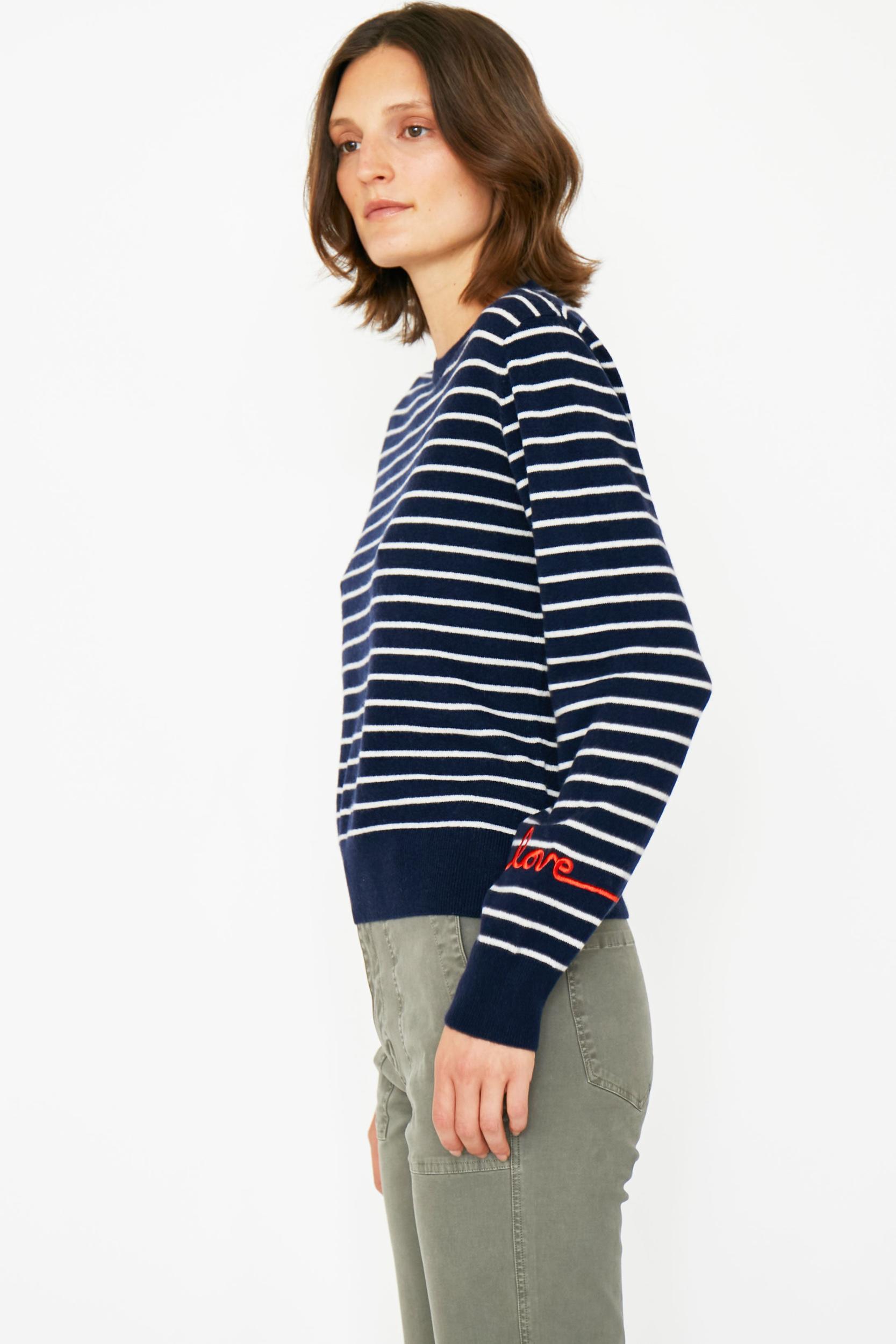 The Betty Love - Navy/Cream Product Image