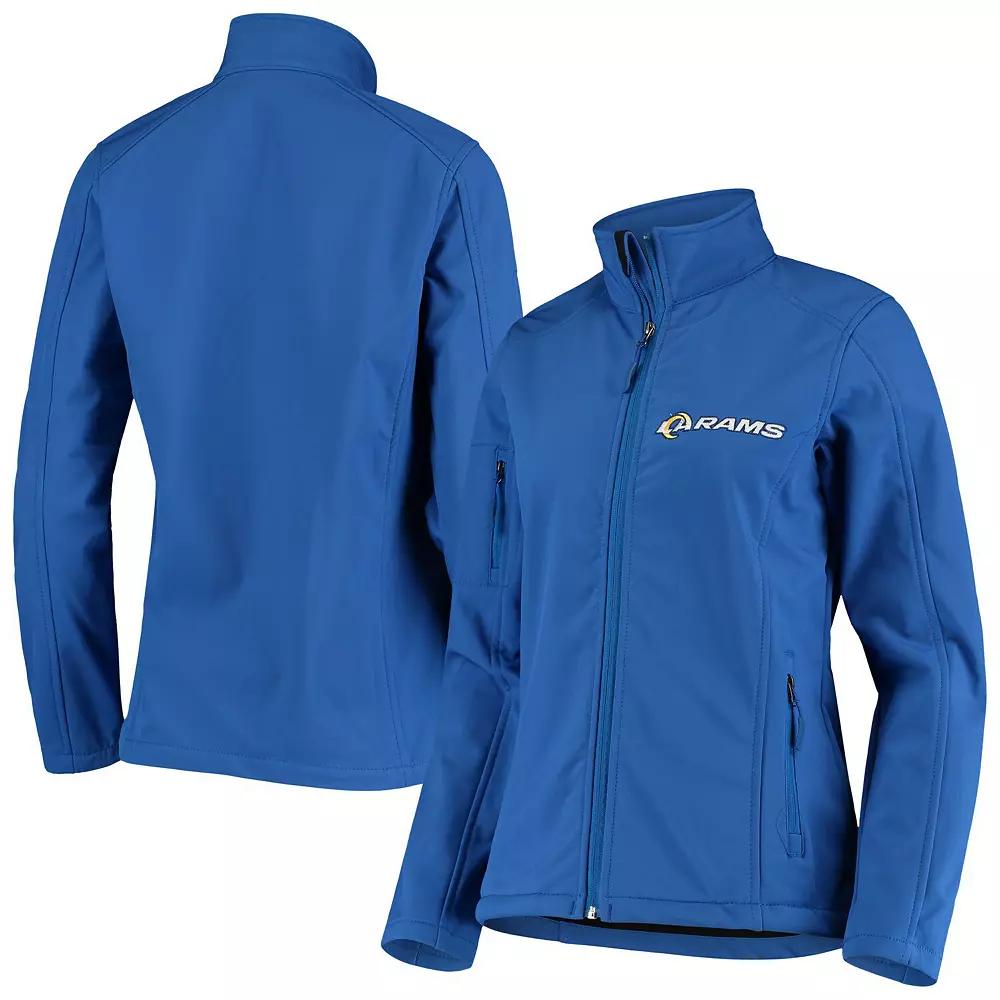 Women's Royal Los Angeles Rams Full-Zip Sonoma Softshell Jacket,  Product Image