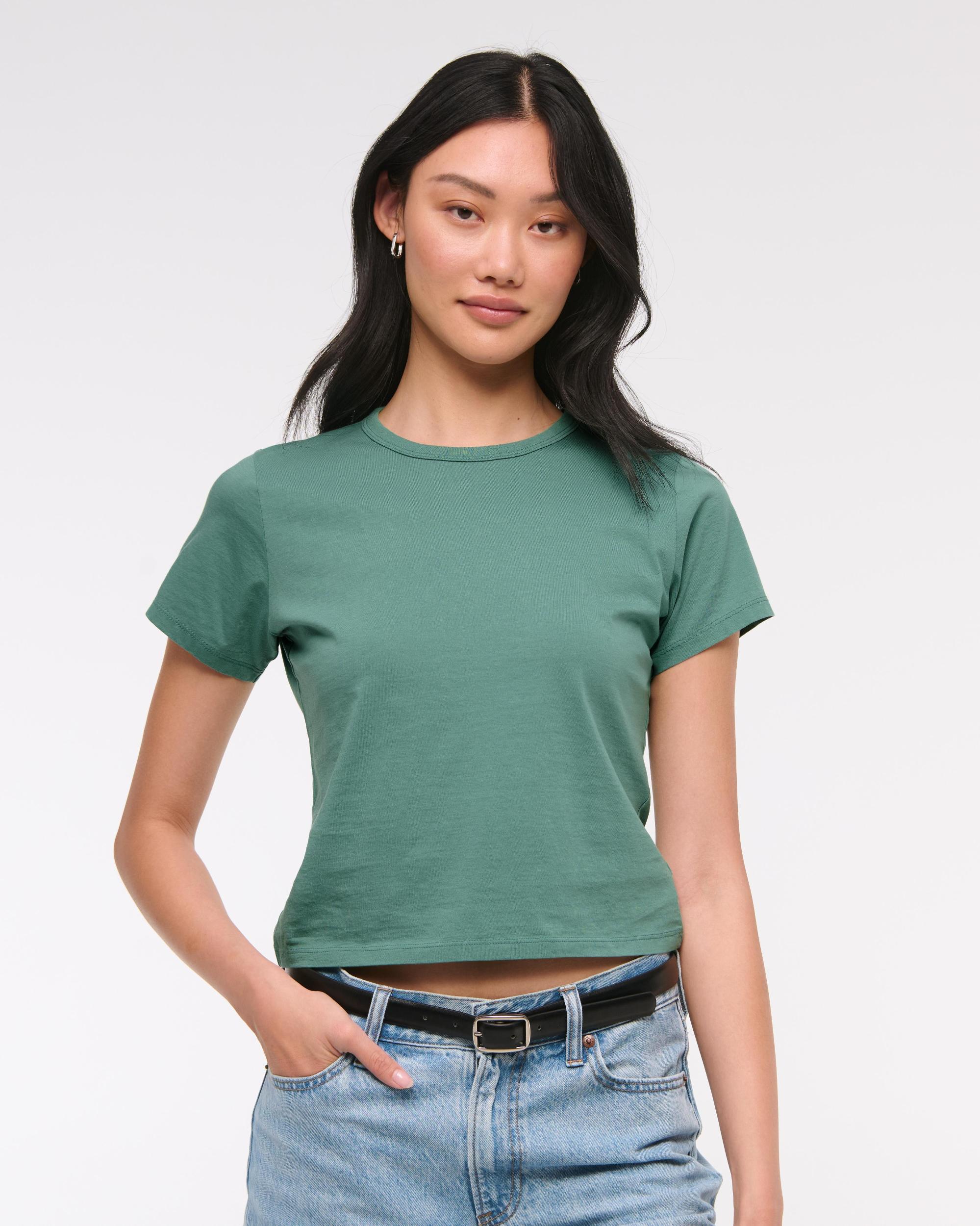 Essential Polished Body-Skimming Tee Product Image