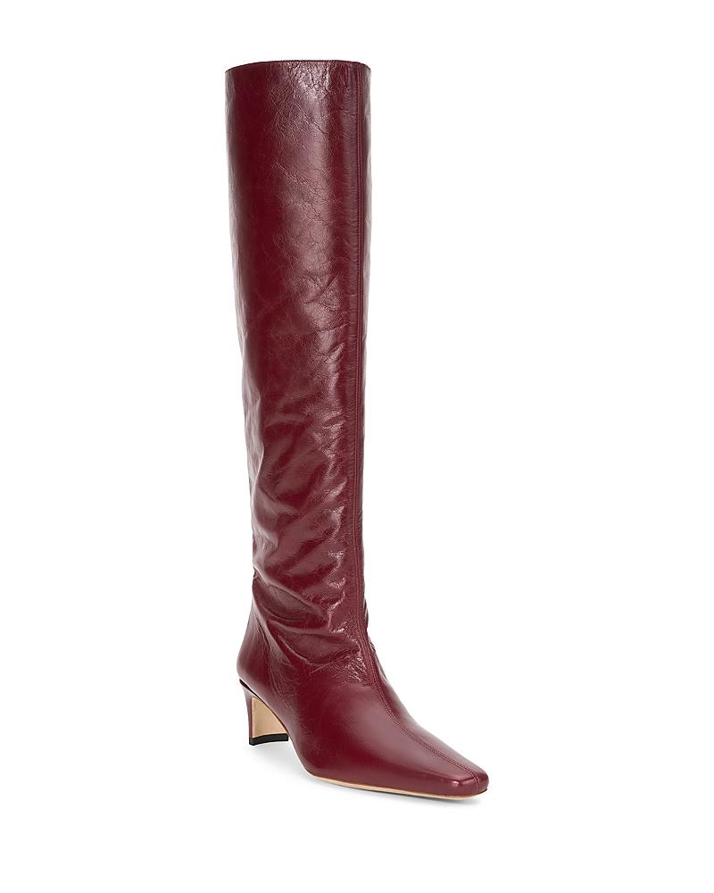Womens Wally Leather Knee-High Boots Product Image