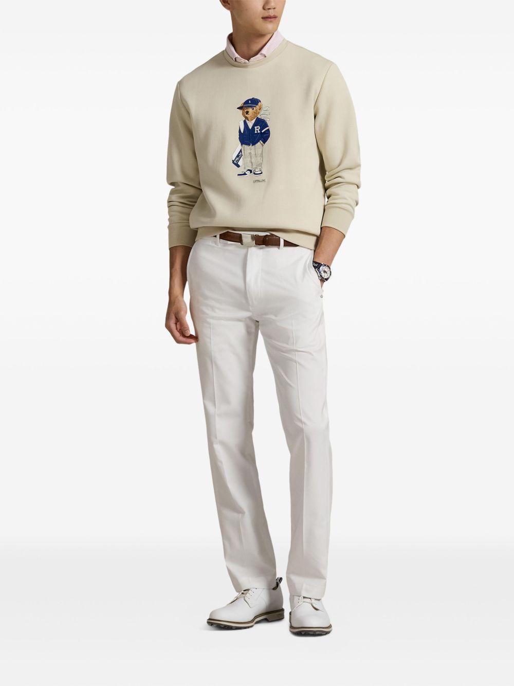 bear-logo crew-neck sweatshirt Product Image