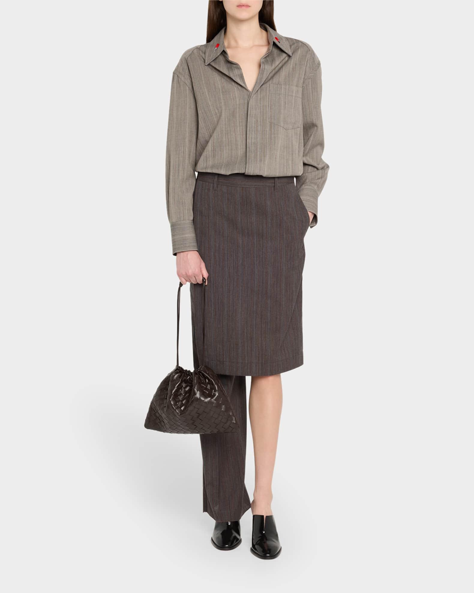 Medium Leather Pouch Bag Product Image