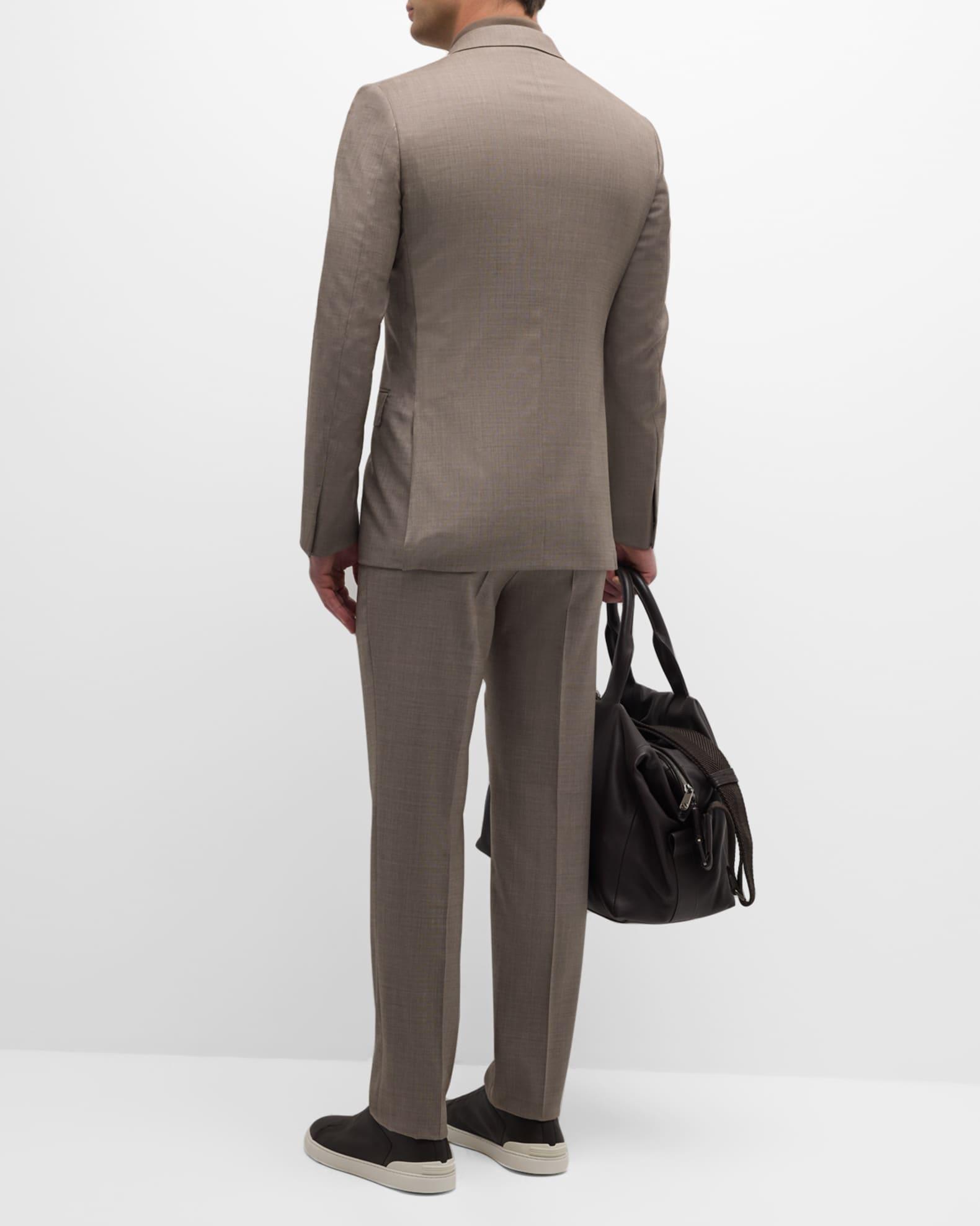 Men's Wool Sharkskin Suit Product Image