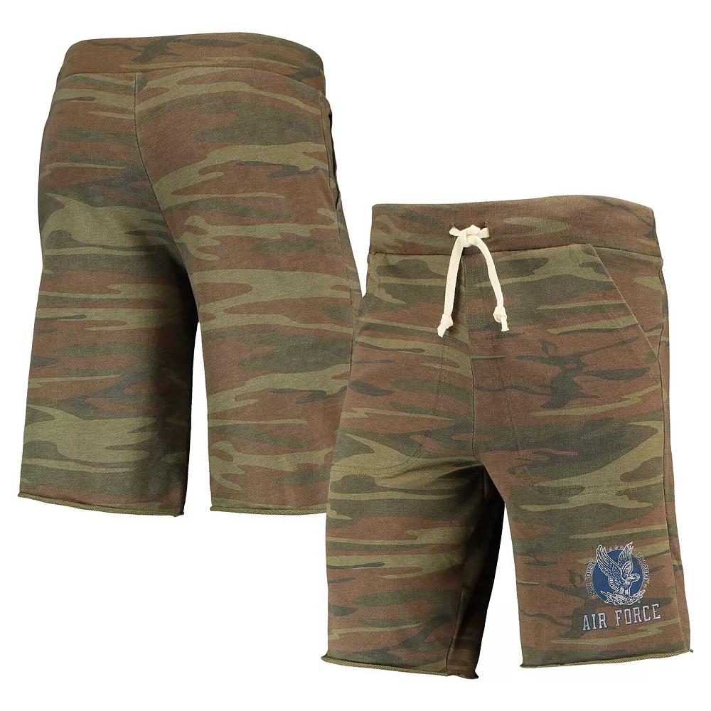 Men's Camo Alternative Apparel Air Force Falcons Victory Lounge Shorts, Size: Large, Afa Green Product Image