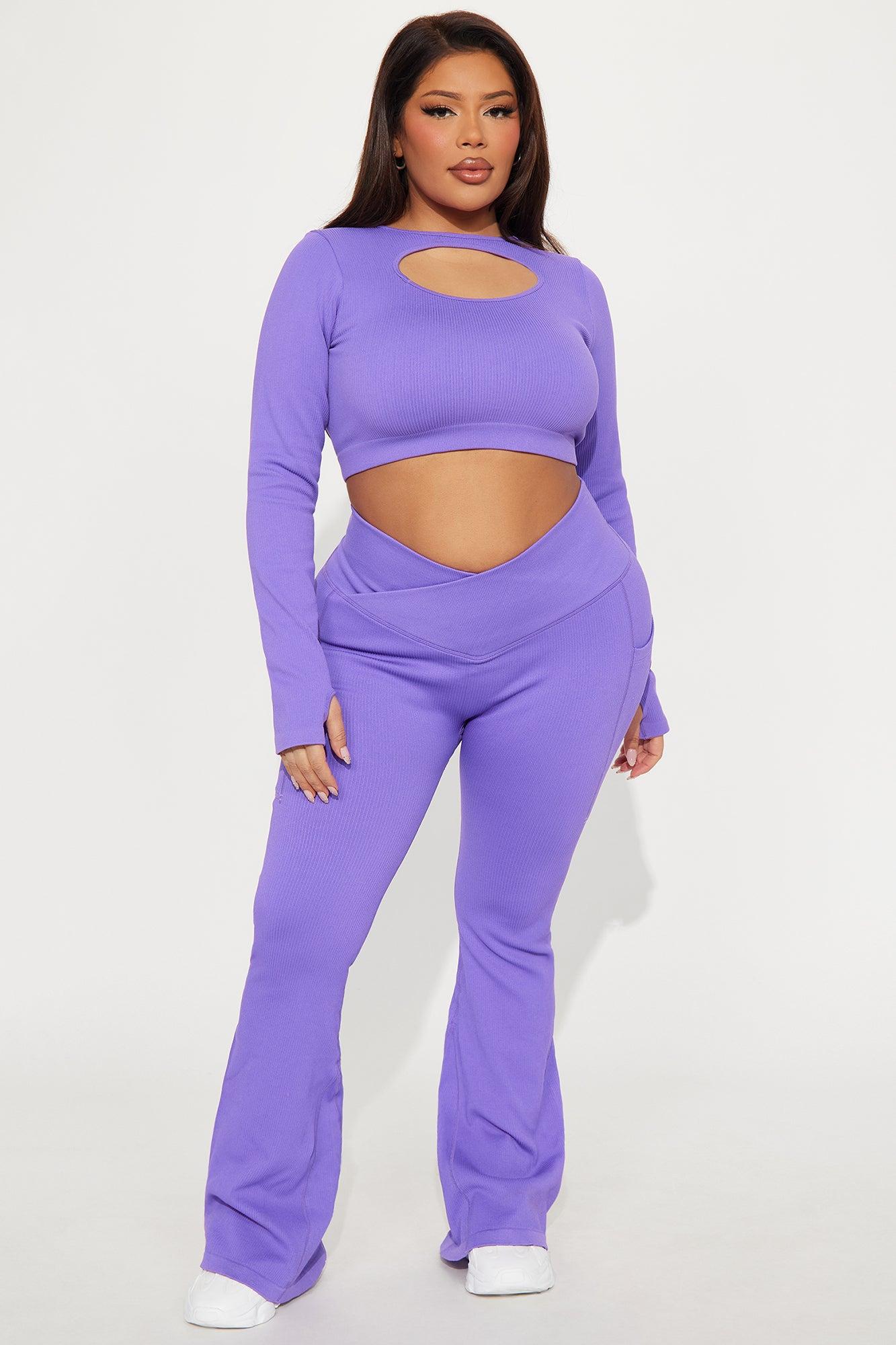 Resistance Effortless Seamless Active Top - Lavender Product Image