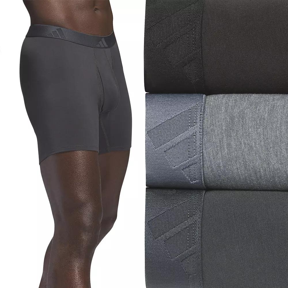 Men's adidas 3-Pack Luxe Comfort Boxer Briefs,  Product Image