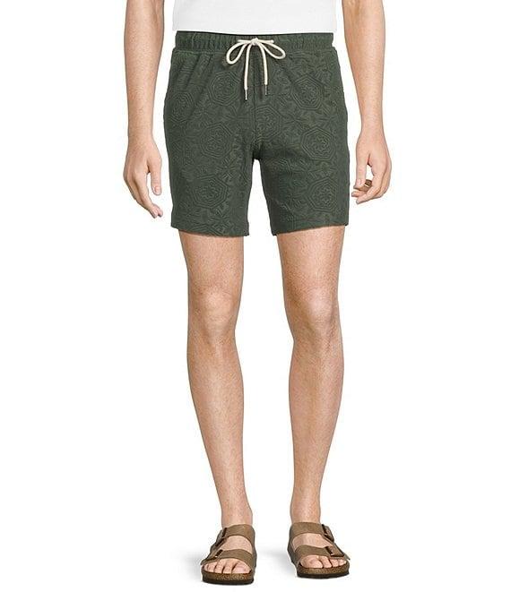 Rowm Big & Tall Flat Front Solid Terry 7#double; Inseam Shorts Product Image