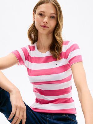 Rugby Stripe Crewneck T-Shirt Product Image