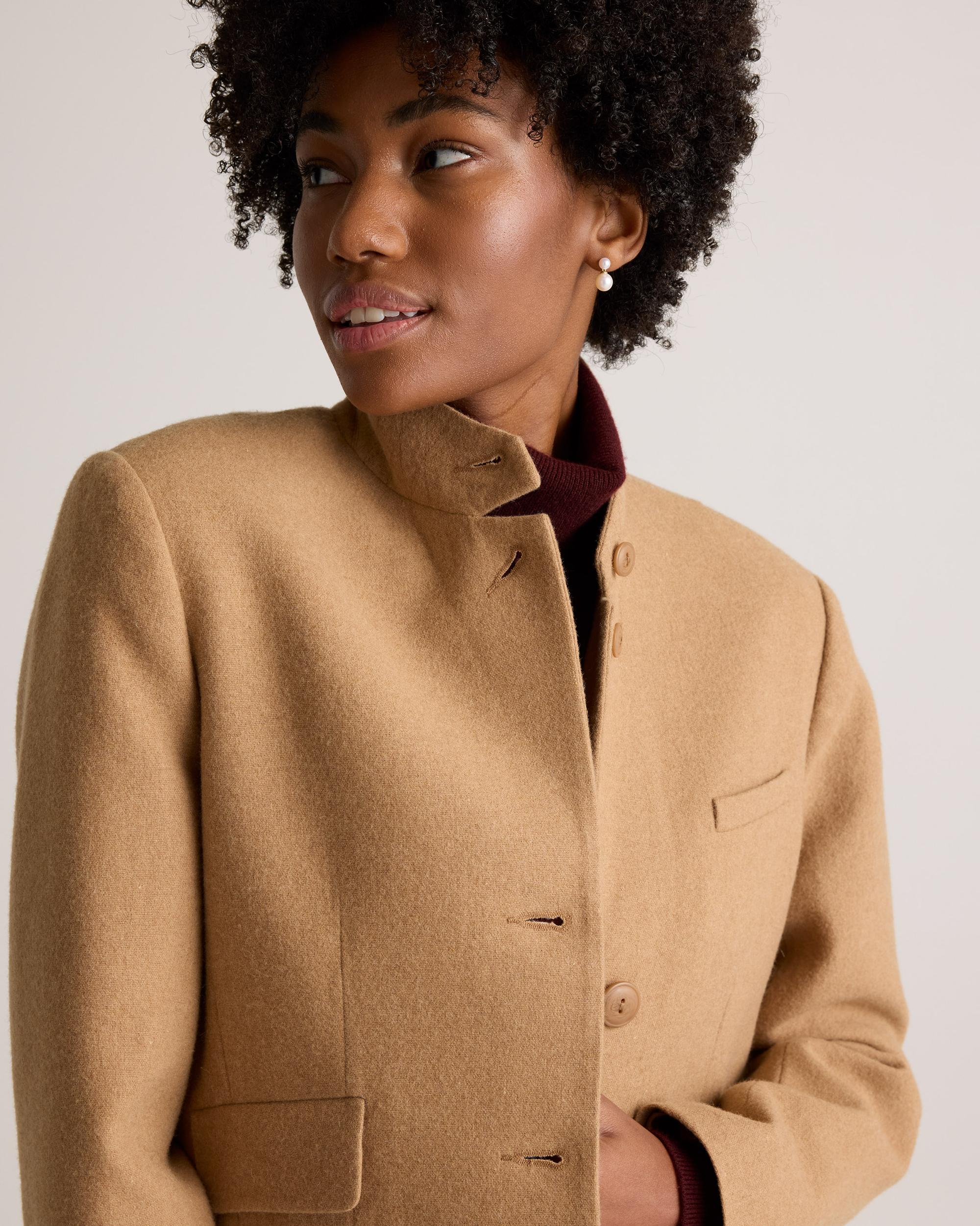 Quince | Women's Italian Wool Stand Collar Blazer Product Image