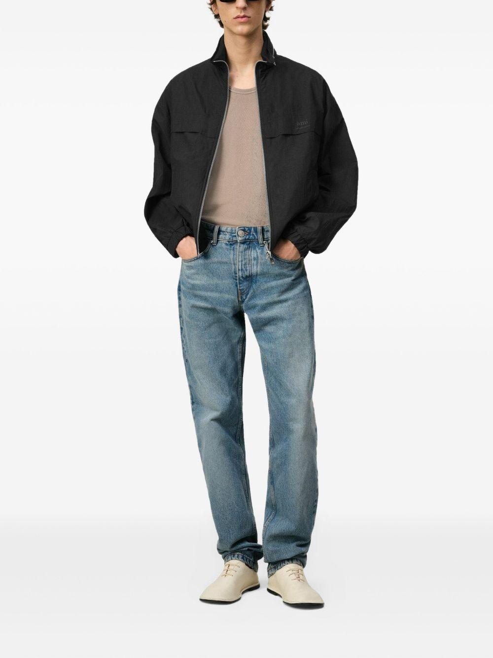 logo-print zip-up windbreaker Product Image