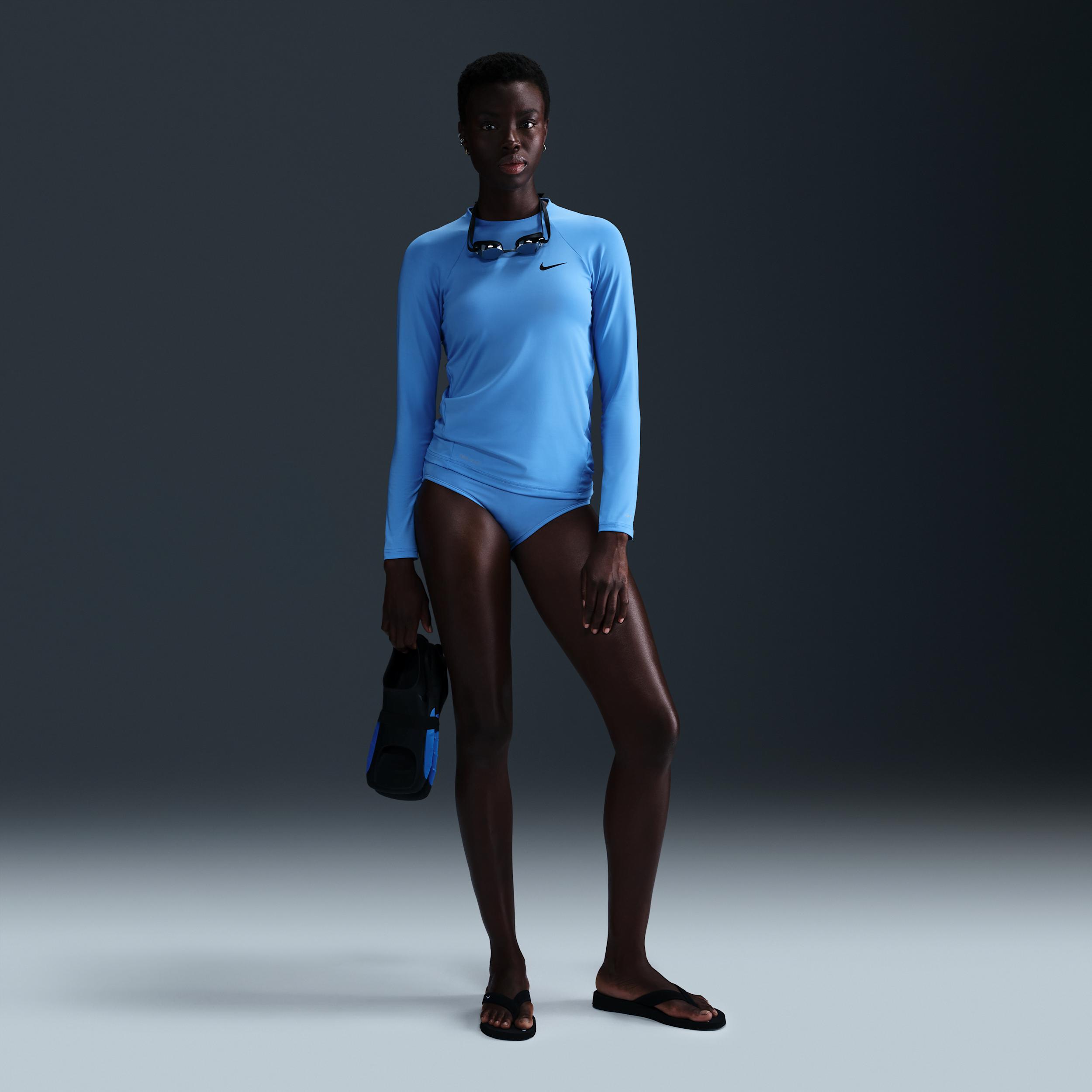 Nike Essential Women's Long-Sleeve Hydroguard Swim Shirt Product Image