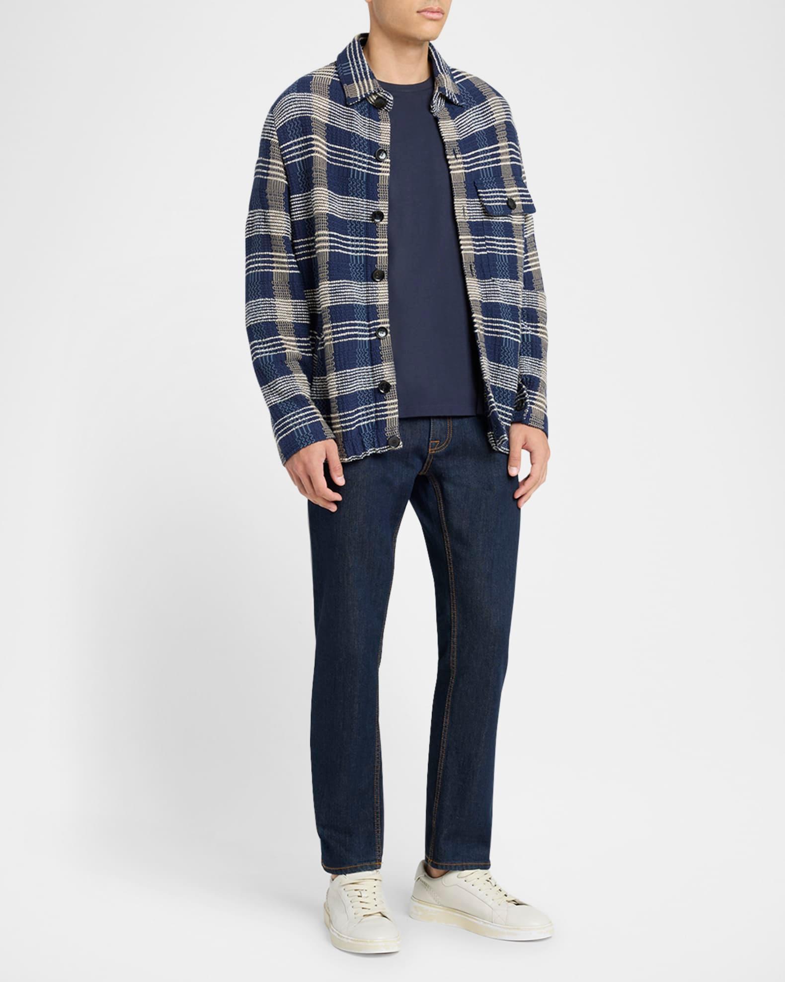 Men's Plaid Overshirt Product Image