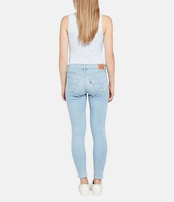 Levi's® 711 Mid Rise Light Wash Skinny Jeans Product Image