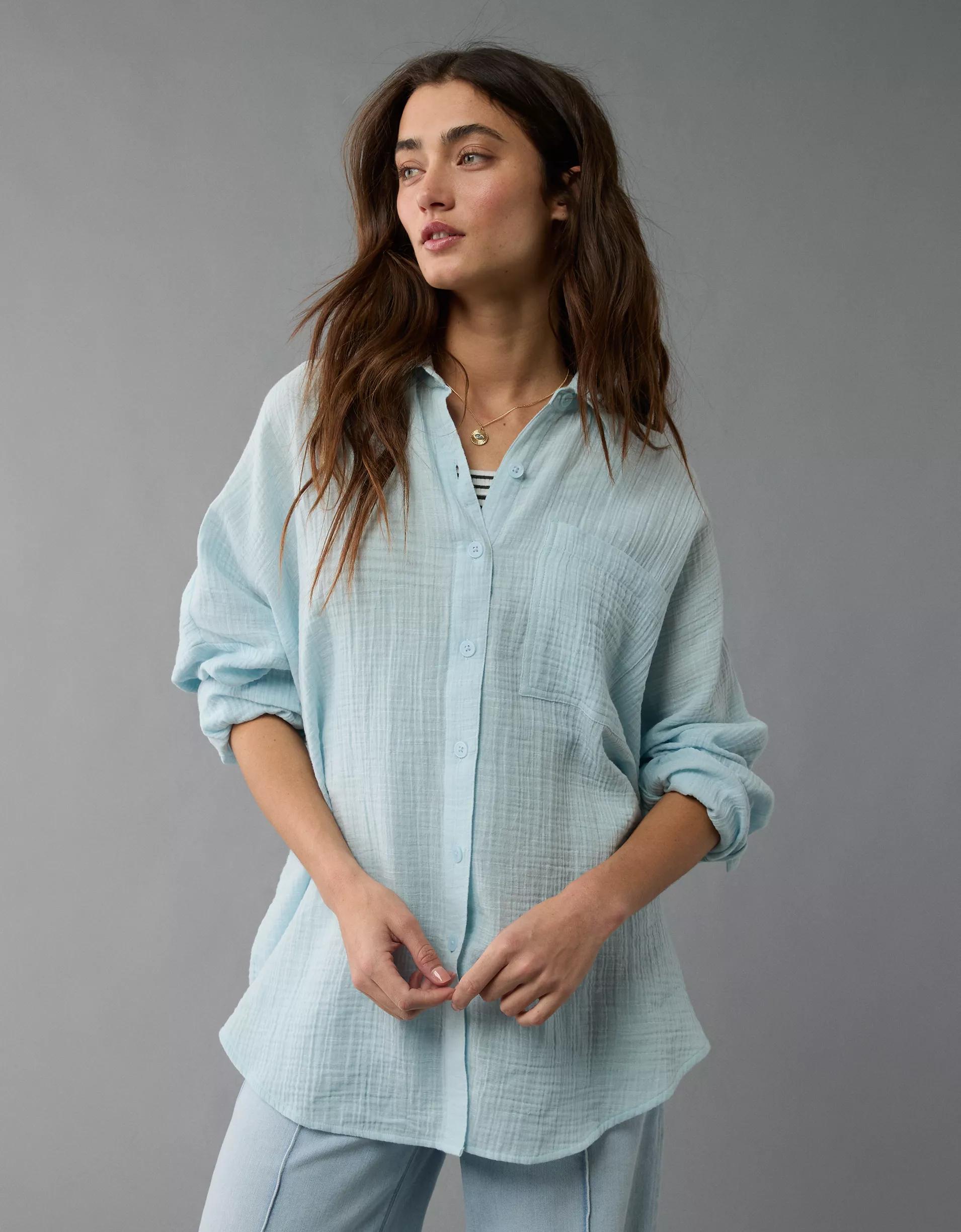 AE Go Big Oversized Shirt Product Image