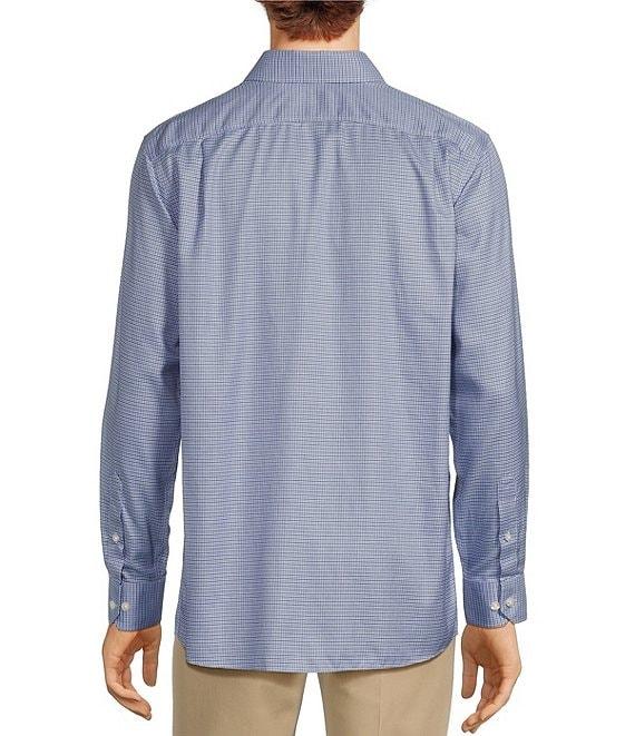 Hart Schaffner Marx State Street Essentials Long Sleeve Spread Collar Non-Iron Houndstooth Sport Shirt Product Image