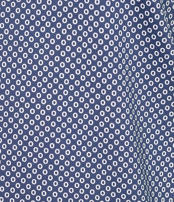 J.McLaughlin Darya Printed Knit Crochet Split V-Neck Sleeveless Top Product Image