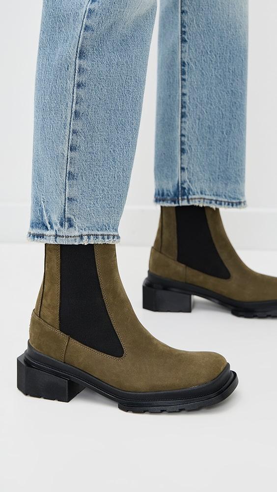 Dr. Martens Maybole Chelsea Olive Buttersoft Boots | Shopbop Product Image
