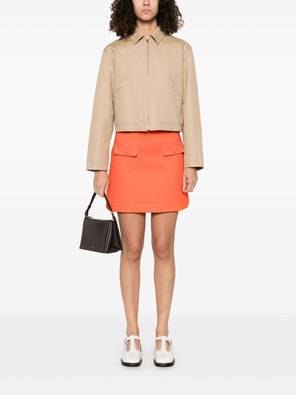 cropped shirt jacket Product Image