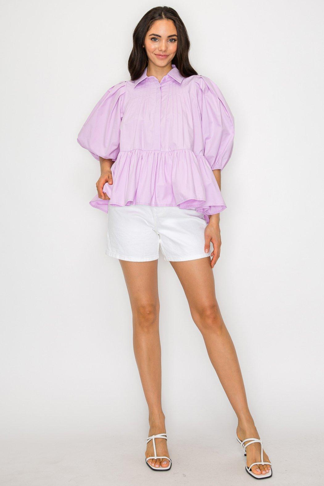 Lavender Breeze Blouse Product Image