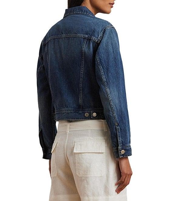 Lauren Ralph Lauren Denim Trucker Jacket Product Image